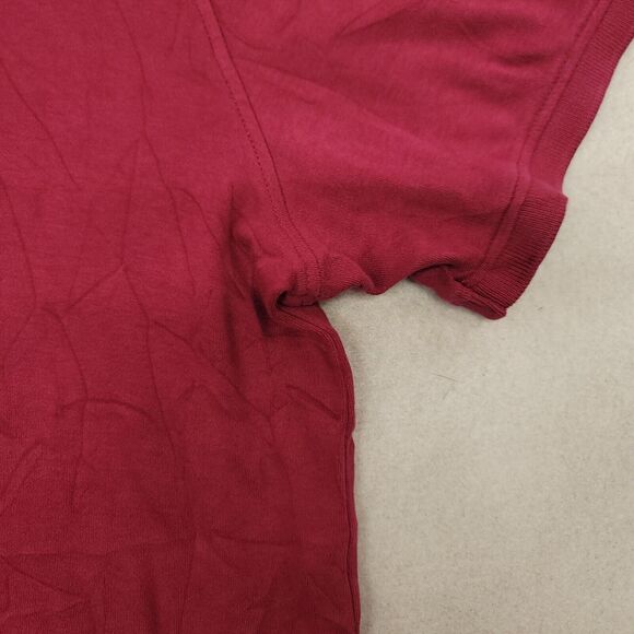 Van Heusen Casual Short Sleeve Collared Polo Shirt Adult Mens Size L Pink - Picture 5 of 10